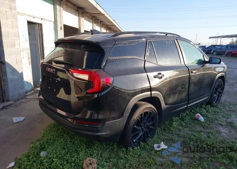 2024 GMC Terrain Fwd Sle from USA, damaged, VIN 3GKALMEG6RL391636